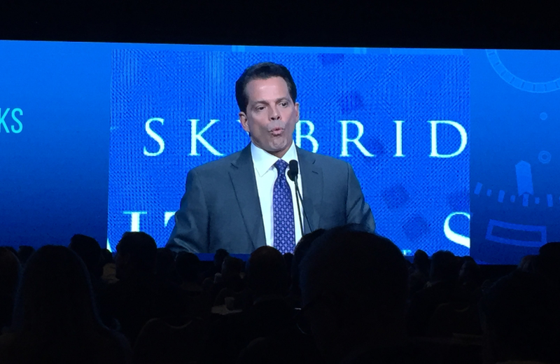 Anthony Scaramucci addresses his flock.